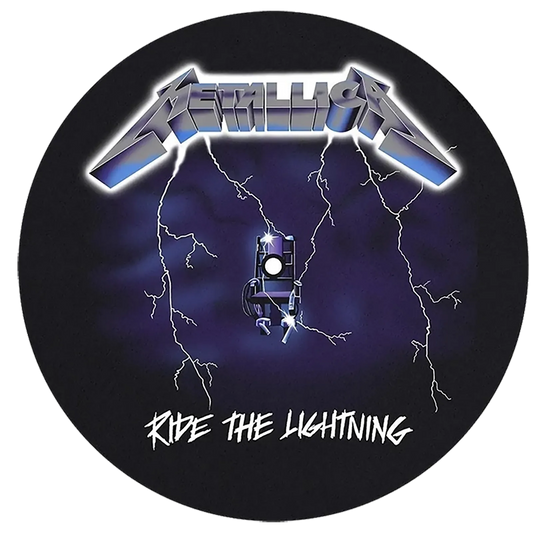slipmat for vinyl records Metallica 1 - Ride the Lightning