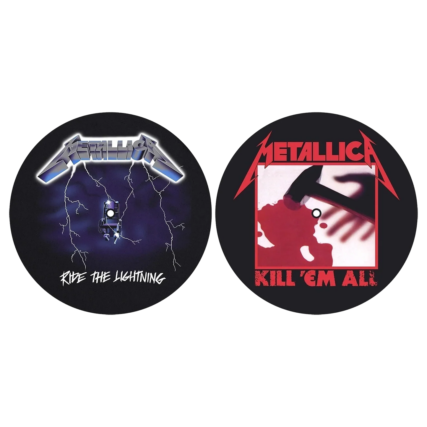 slipmat for vinyl records Metallica (set of 2) [Ride/Kill]