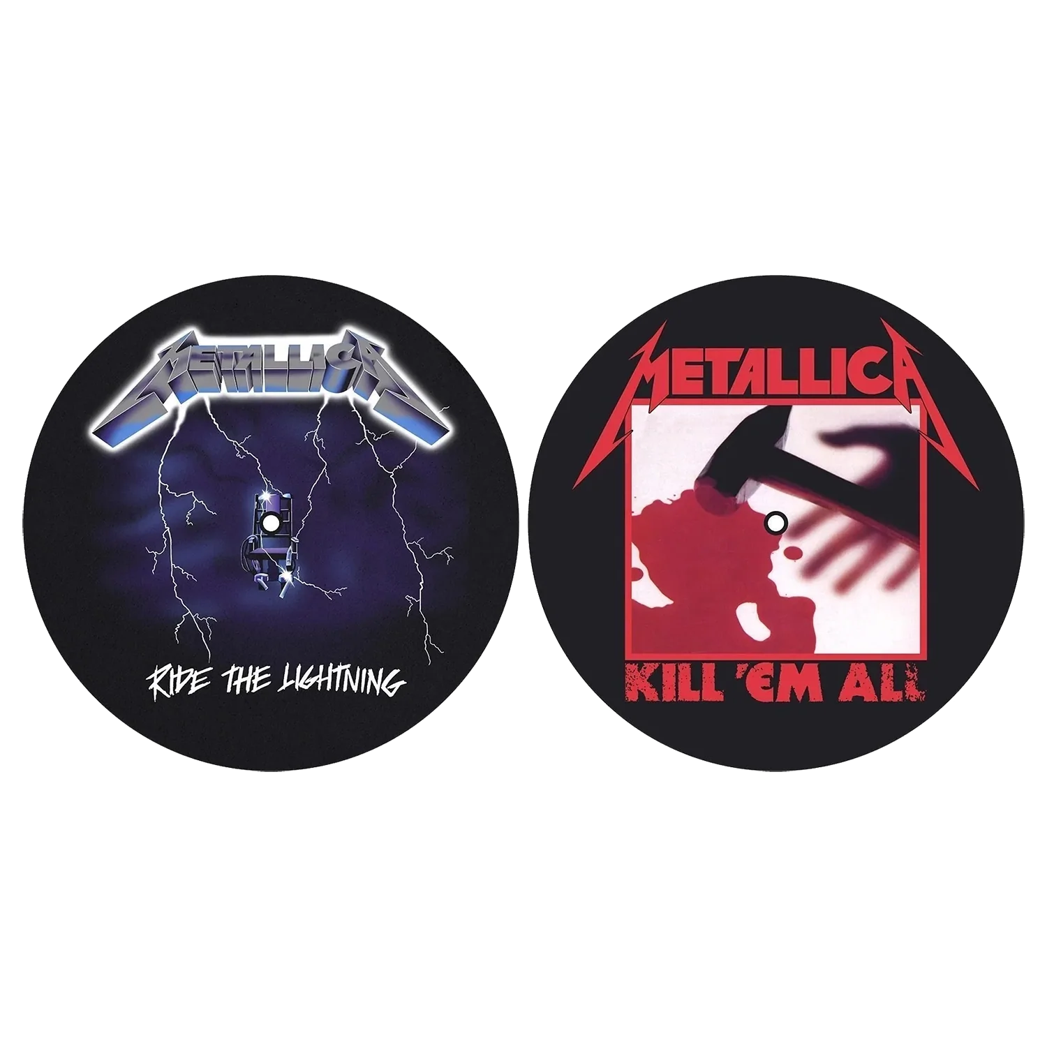 slipmat for vinyl records Metallica (set of 2) [Ride/Kill]