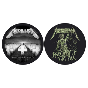 Turntable slipmat Metallica [Master/Justice] (set of 2)