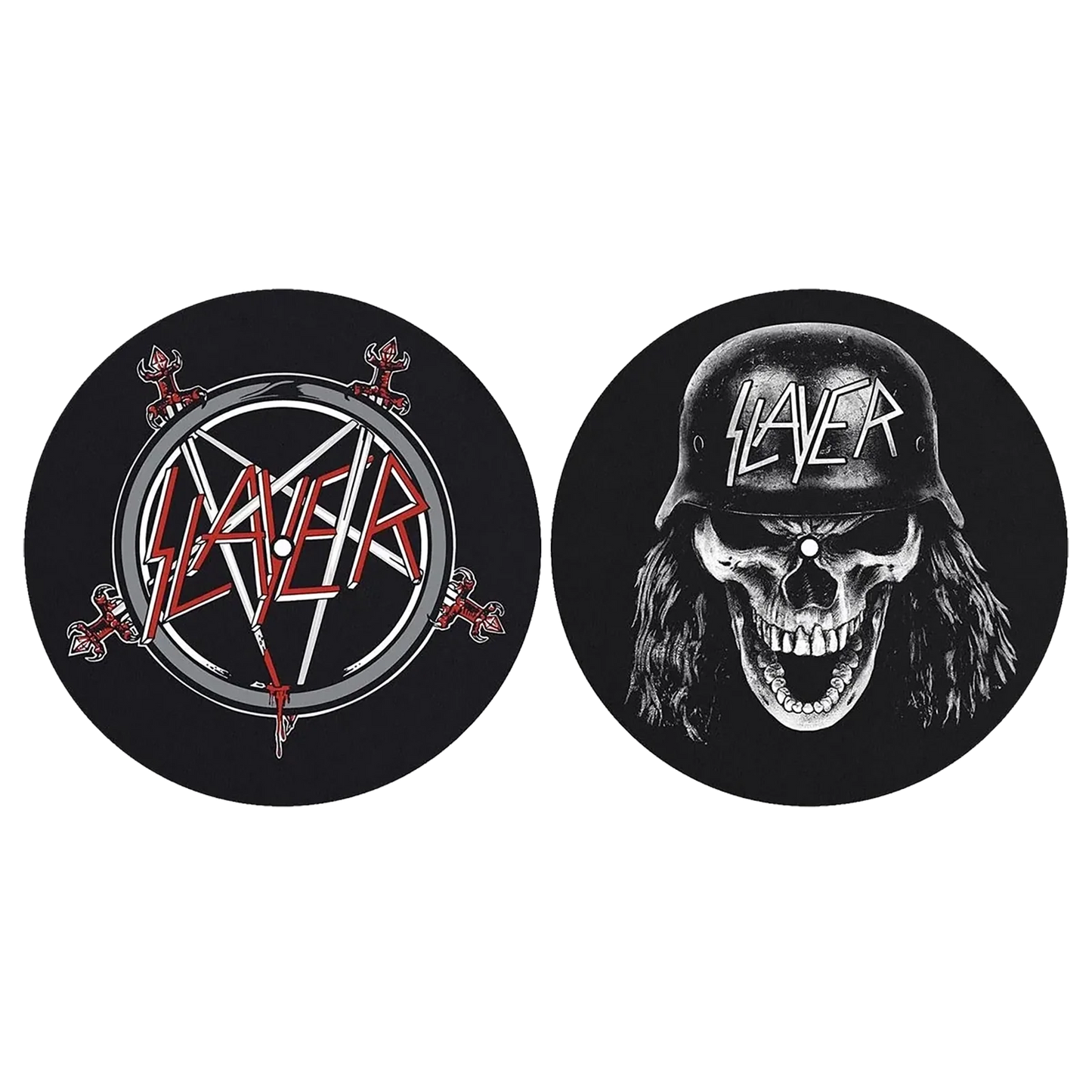 slipmat for vinyl records Slayer [Pentagram] (set of 2)