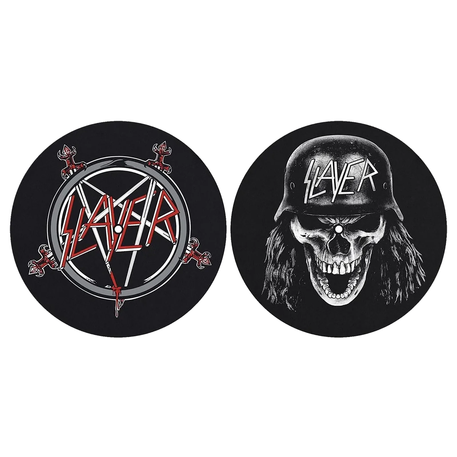 slipmat for vinyl records Slayer [Pentagram] (set of 2)