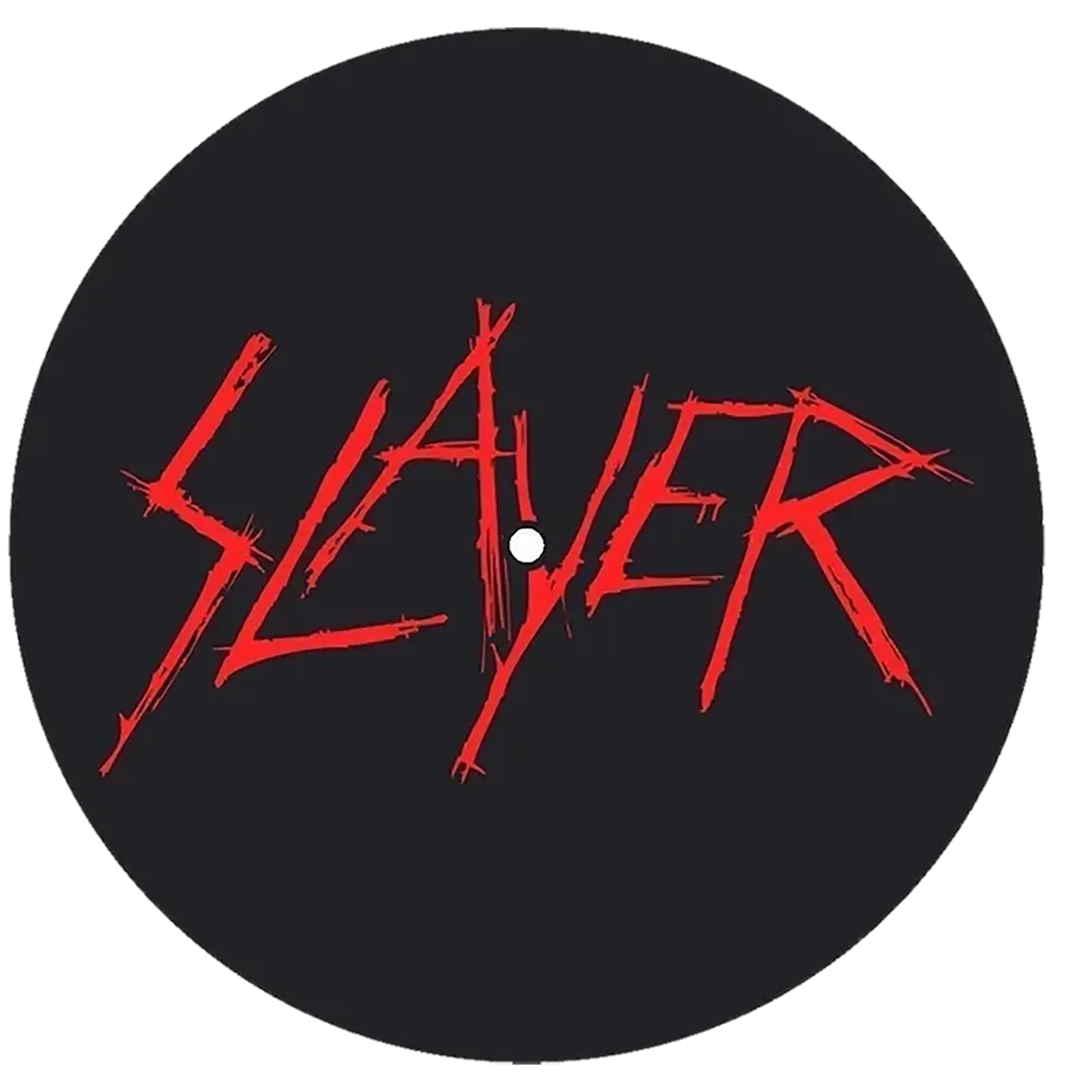 slipmat for vinyl records Slayer 2 - Scratched logo