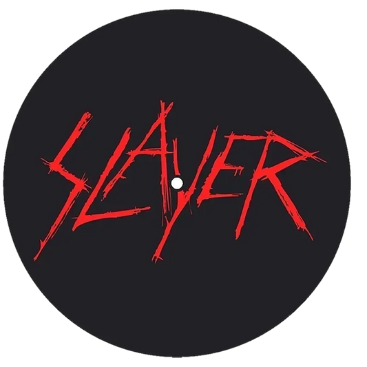 slipmat for vinyl records Slayer 2 - Scratched logo