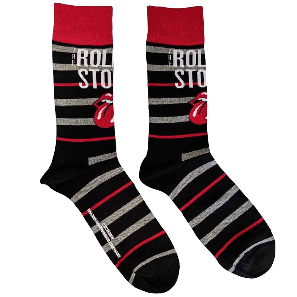 Chaussettes Rolling Stones - Langue (à plat)