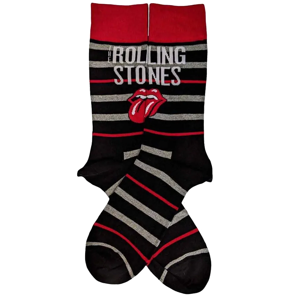 Chaussettes Rolling Stones - Langue (à plat croisées)