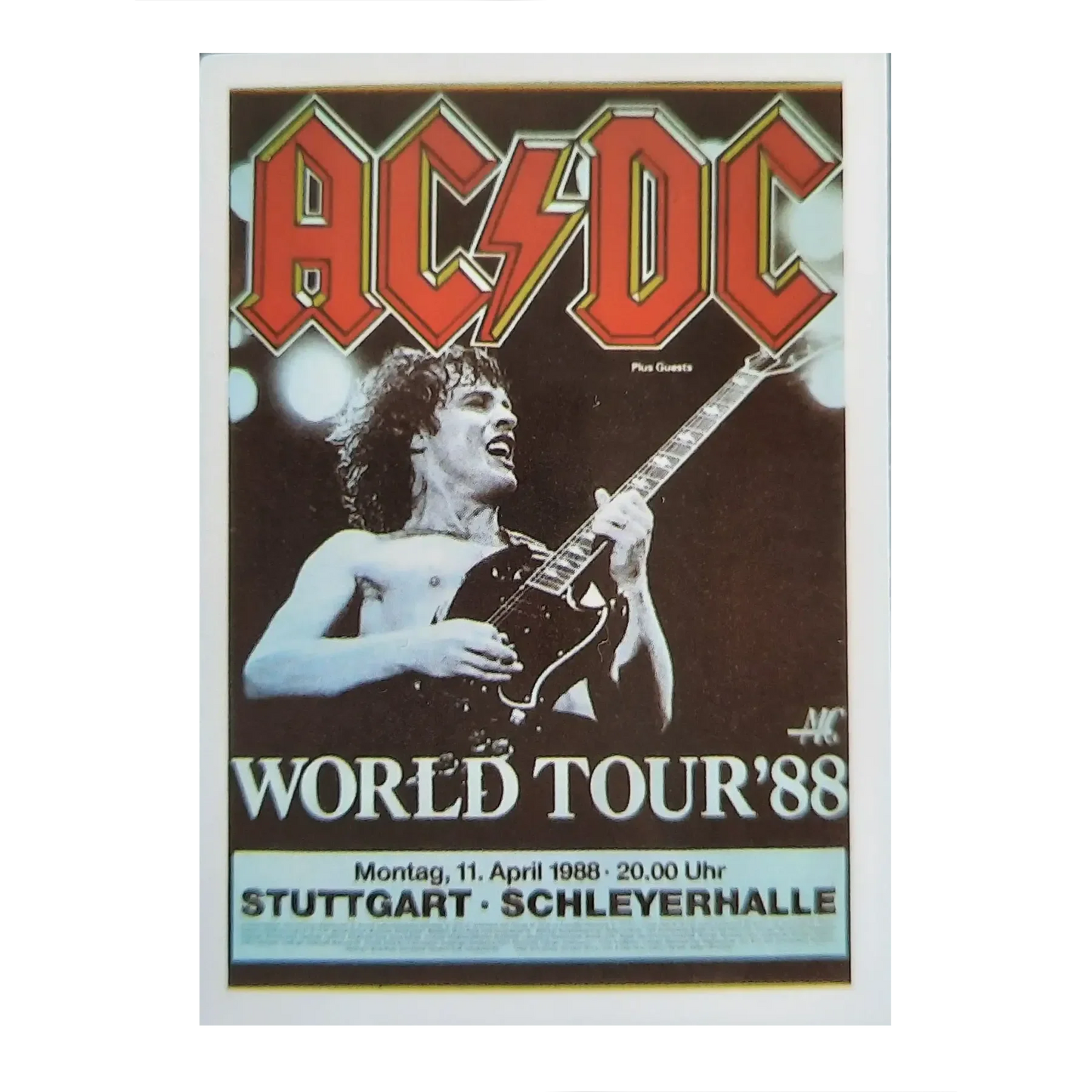 Sticker AC/DC - World tour 88