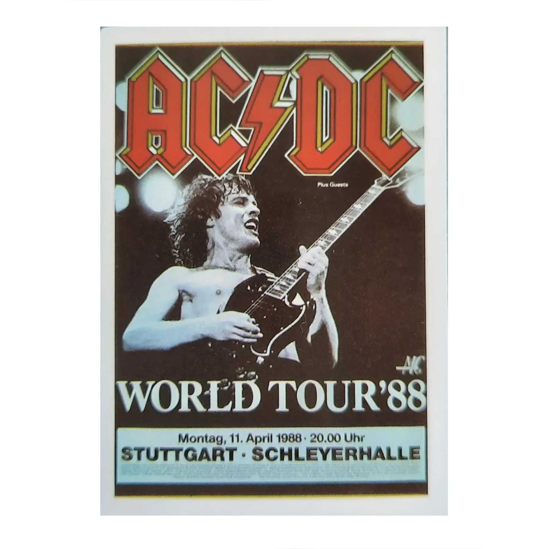 Sticker AC/DC - World tour 88