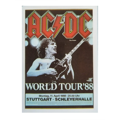 Autocollant AC/DC - World tour 88