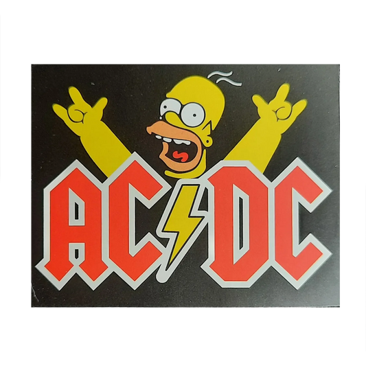 Sticker AC/DC - Homer