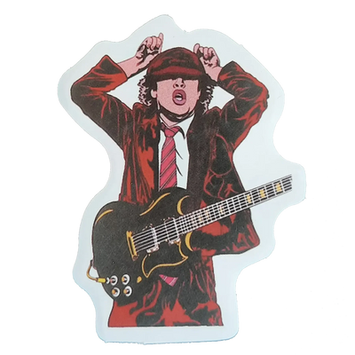 Autocollant AC/DC - Angus cornes