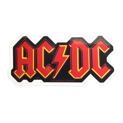 Autocollant AC/DC - logo
