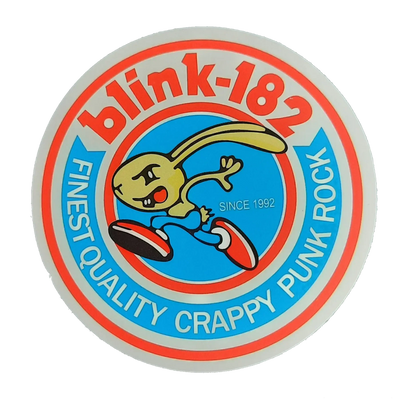 Autocollant Blink 182 - Finest quality Crappy Punk Rock