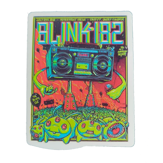 Sticker Blink 182 - Motorpoint Arena