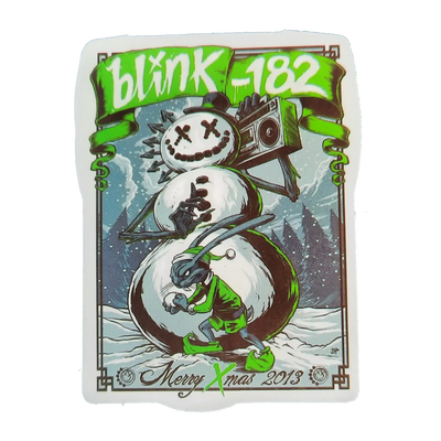 Autocollant Blink 182 - Merry Xmas 2013
