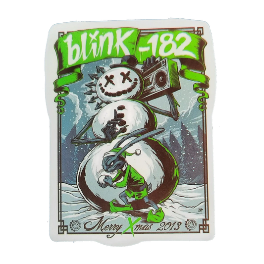 Sticker Blink 182 - Merry Xmas 2013