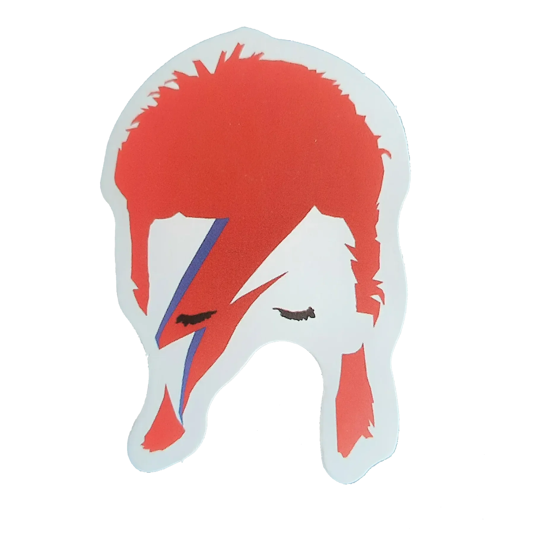 Sticker David Bowie - Aladdin Sane couleurs