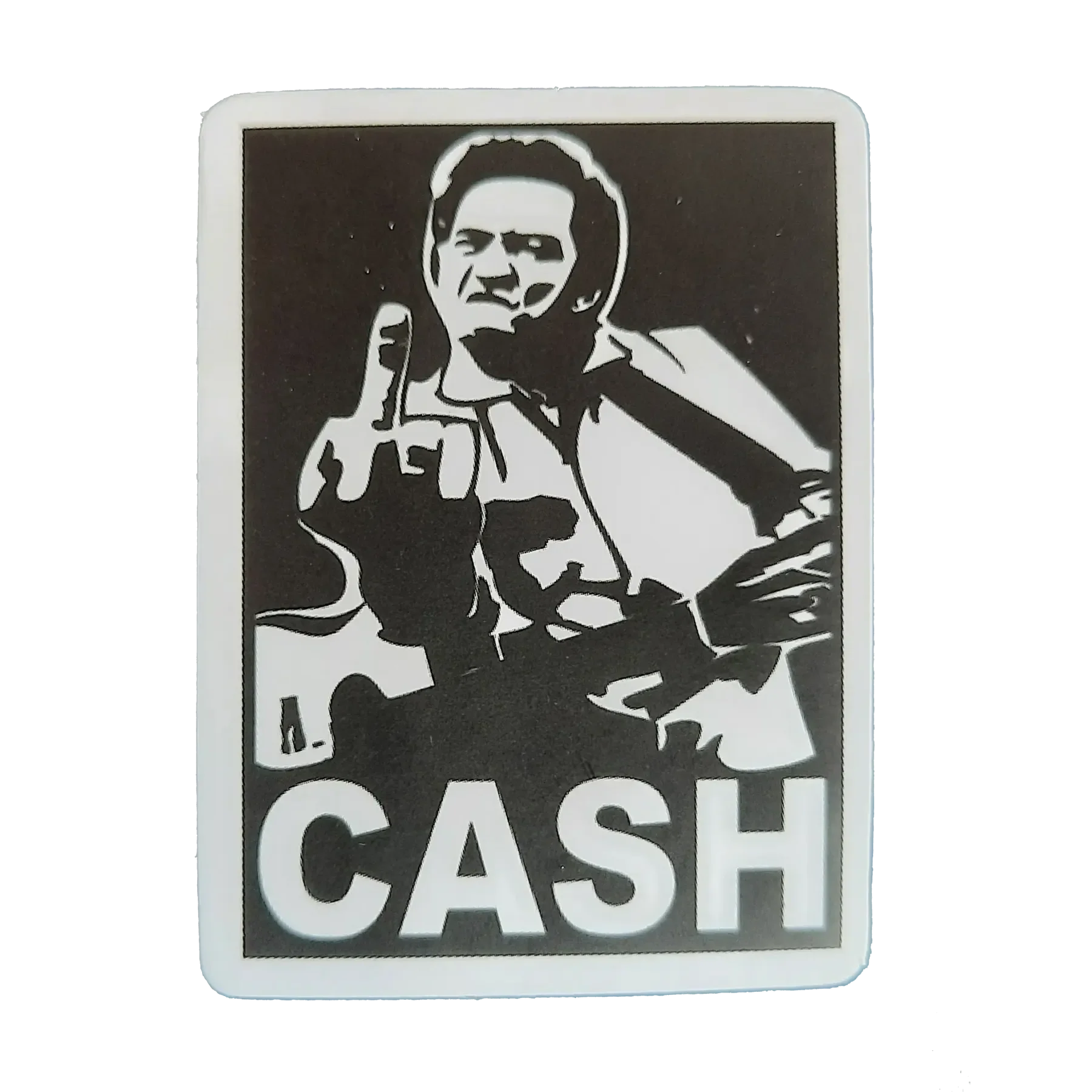 Sticker Johnny Cash - Finger