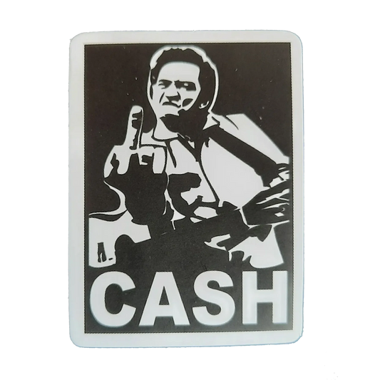 Autocollant Johnny Cash - Finger