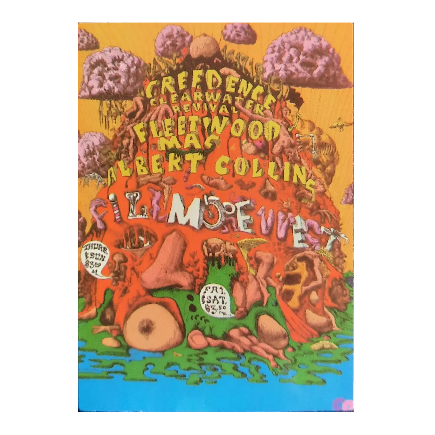 Sticker Creedence Clearwater Revival + Fleetwood Mac