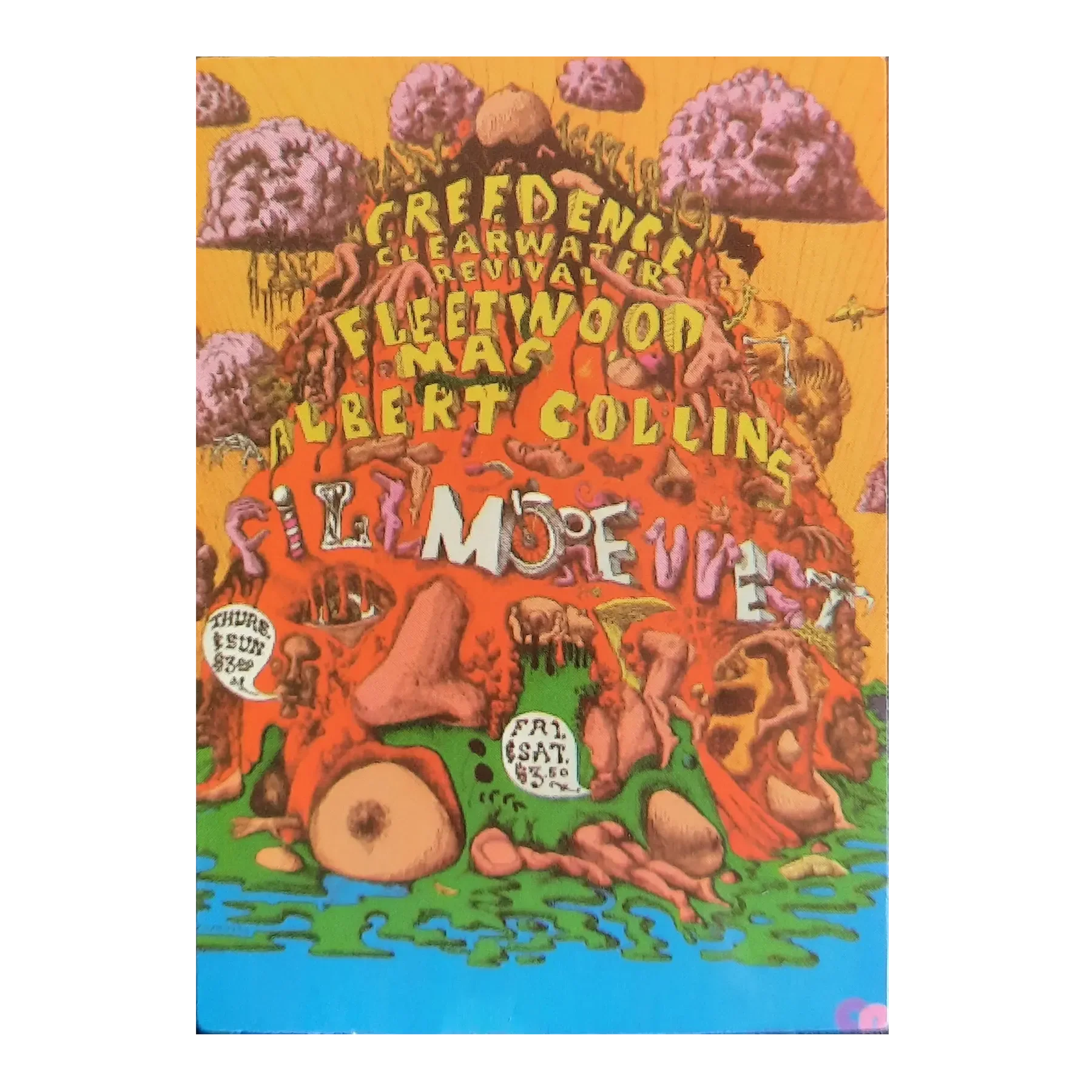Sticker Creedence Clearwater Revival + Fleetwood Mac