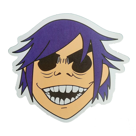 Sticker Gorillaz - 2D (Stuart Pot)