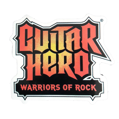 Autocollant Guitar Hero - Warriors of Rock