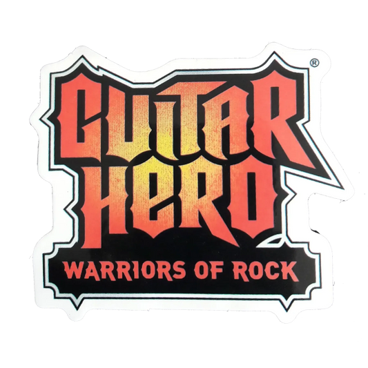 Sticker Guitar Hero - Warriors of Rock