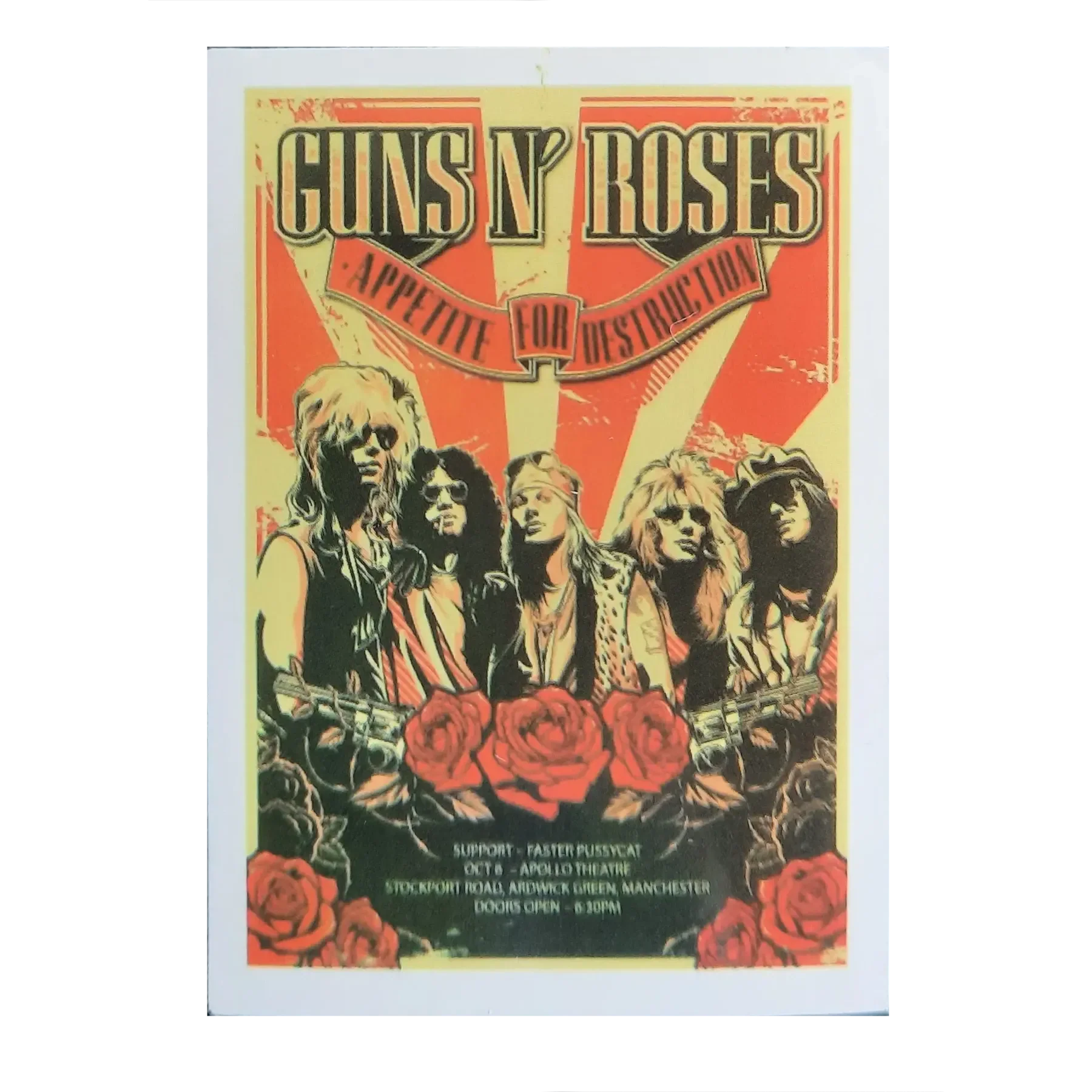 Sticker Guns n' Roses - Appetite for Destruction