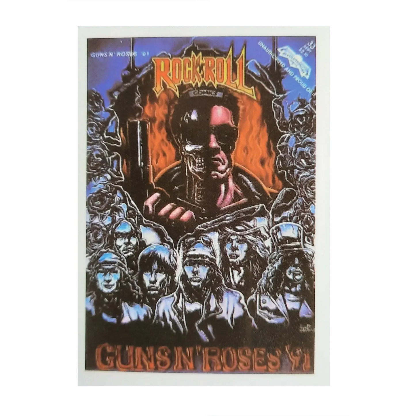 Sticker Guns n' Roses - Terminator 2