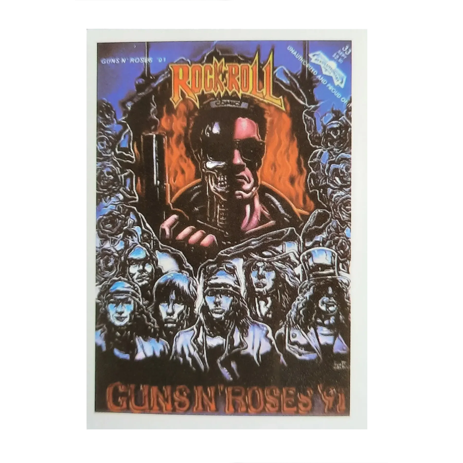 Sticker Guns n' Roses - Terminator 2