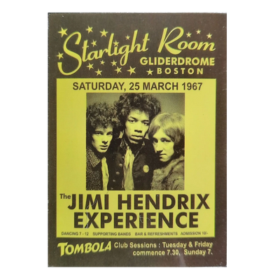 Autocollant Jimi Hendrix Experience at Gliderdrome