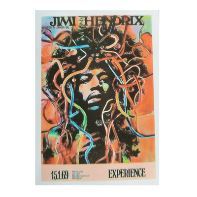 Autocollant Jimi Hendrix - 15.1.69