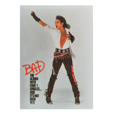 Autocollant Michael Jackson - Bad