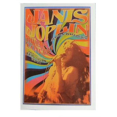 Autocollant Janis Joplin