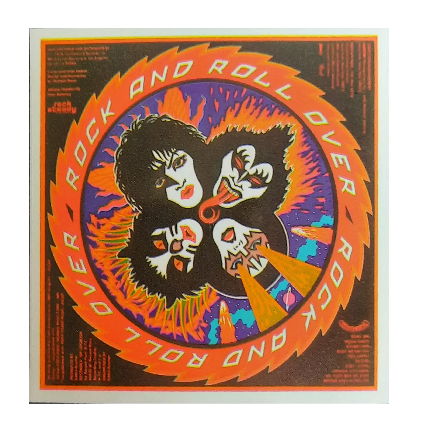 Sticker Kiss - Rock and Roll Over