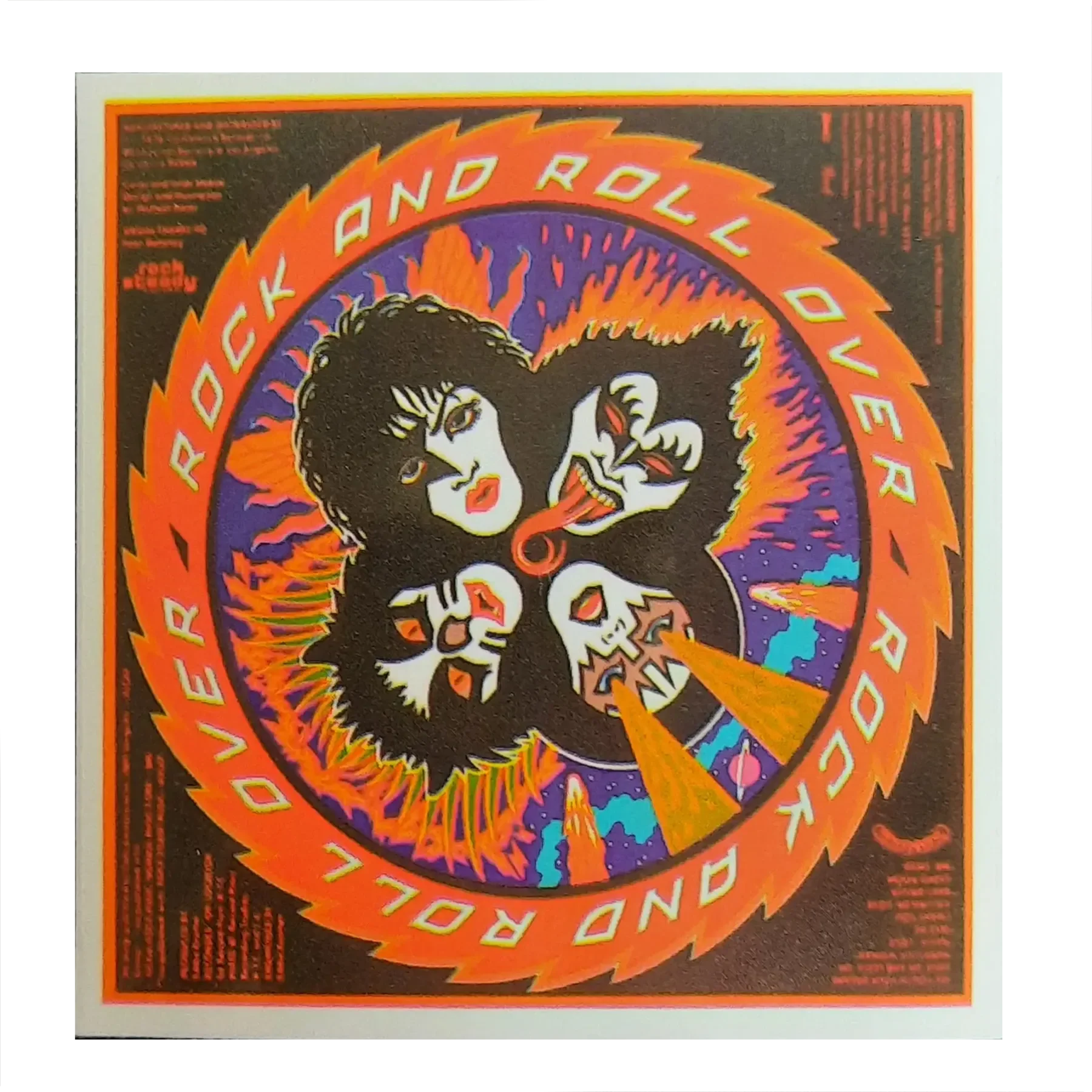 Sticker Kiss - Rock and Roll Over