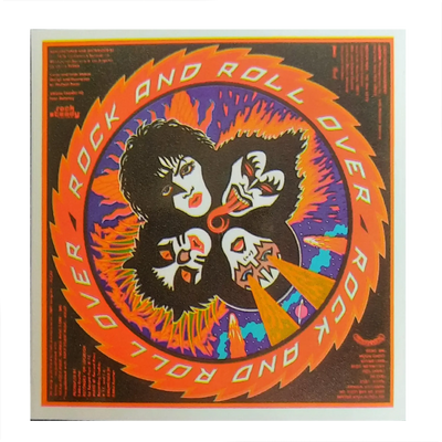 Autocollant Kiss - Rock and Roll Over