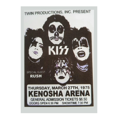 Autocollant Kiss at Kenosha Arena