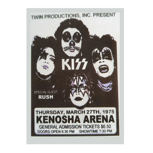 Autocollant Kiss at Kenosha Arena