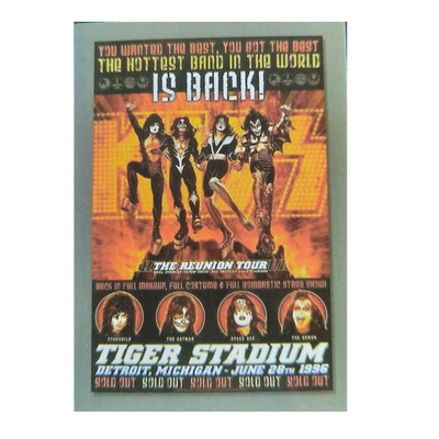 Autocollant Kiss at Tiger Stadium