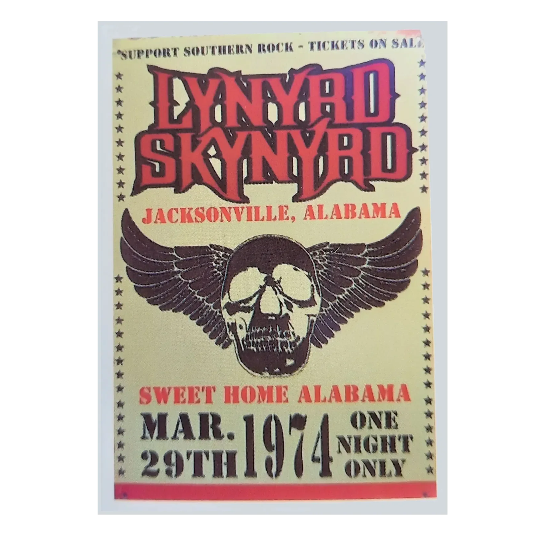 Sticker Lynyrd Skynyrd - Sweet Home Alabama in Jacksonville