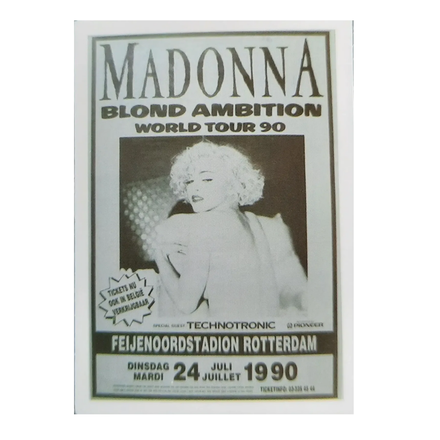 Sticker Madonna - Blond Ambition World tour 90