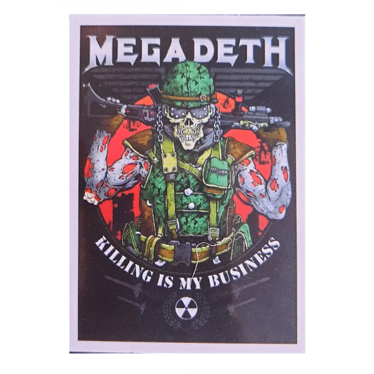 Sticker Megadeth - Killing is my business