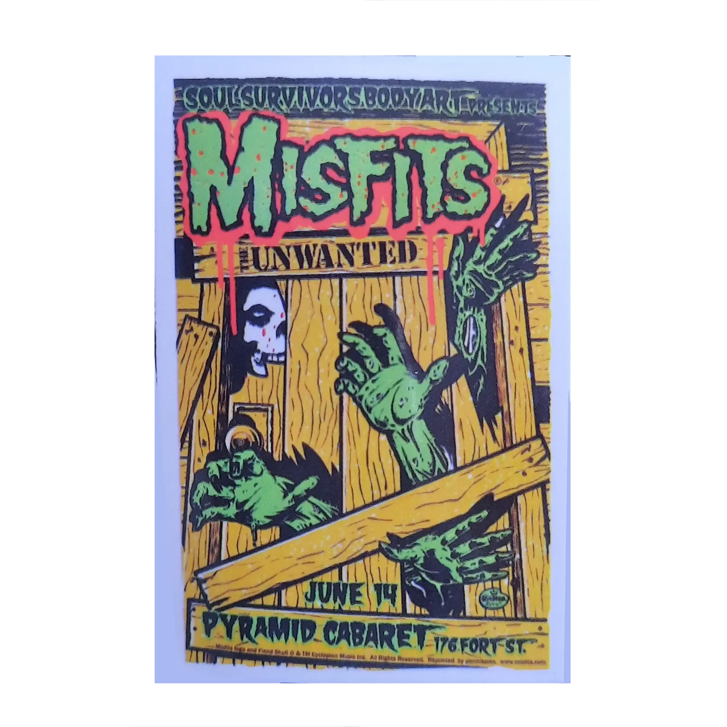 Sticker Misfits - Unwanted Pyramid Cabaret