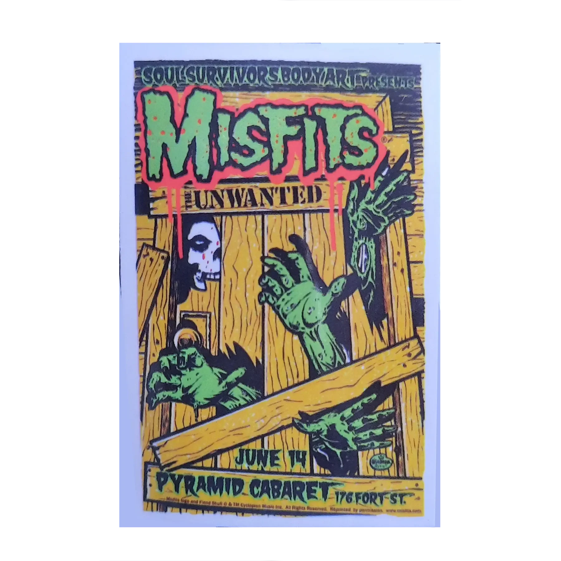 Sticker Misfits - Unwanted Pyramid Cabaret