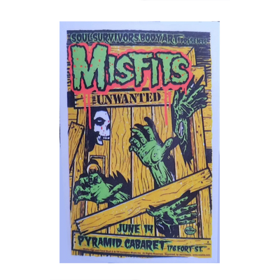Autocollant Misfits - Unwanted Pyramid Cabaret