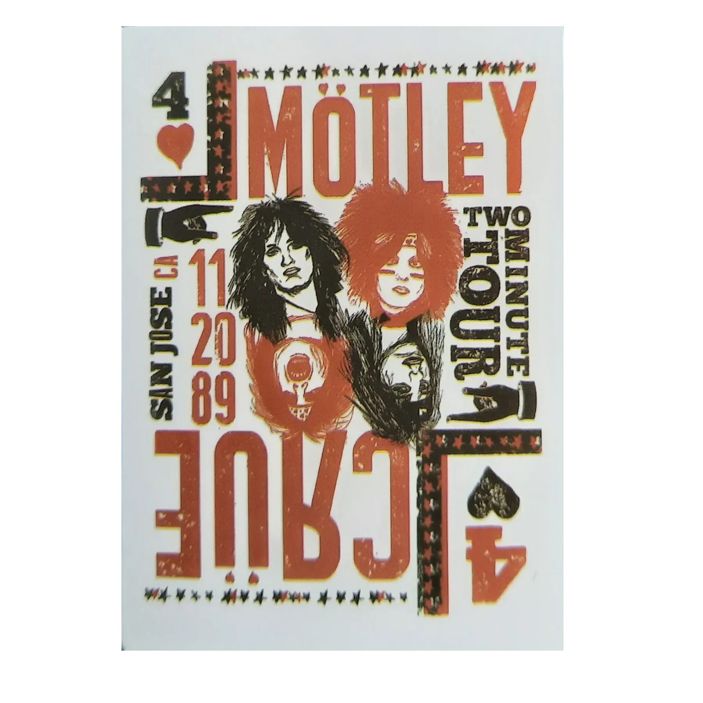 Sticker Mötley Crüe - 2 Minute Tour