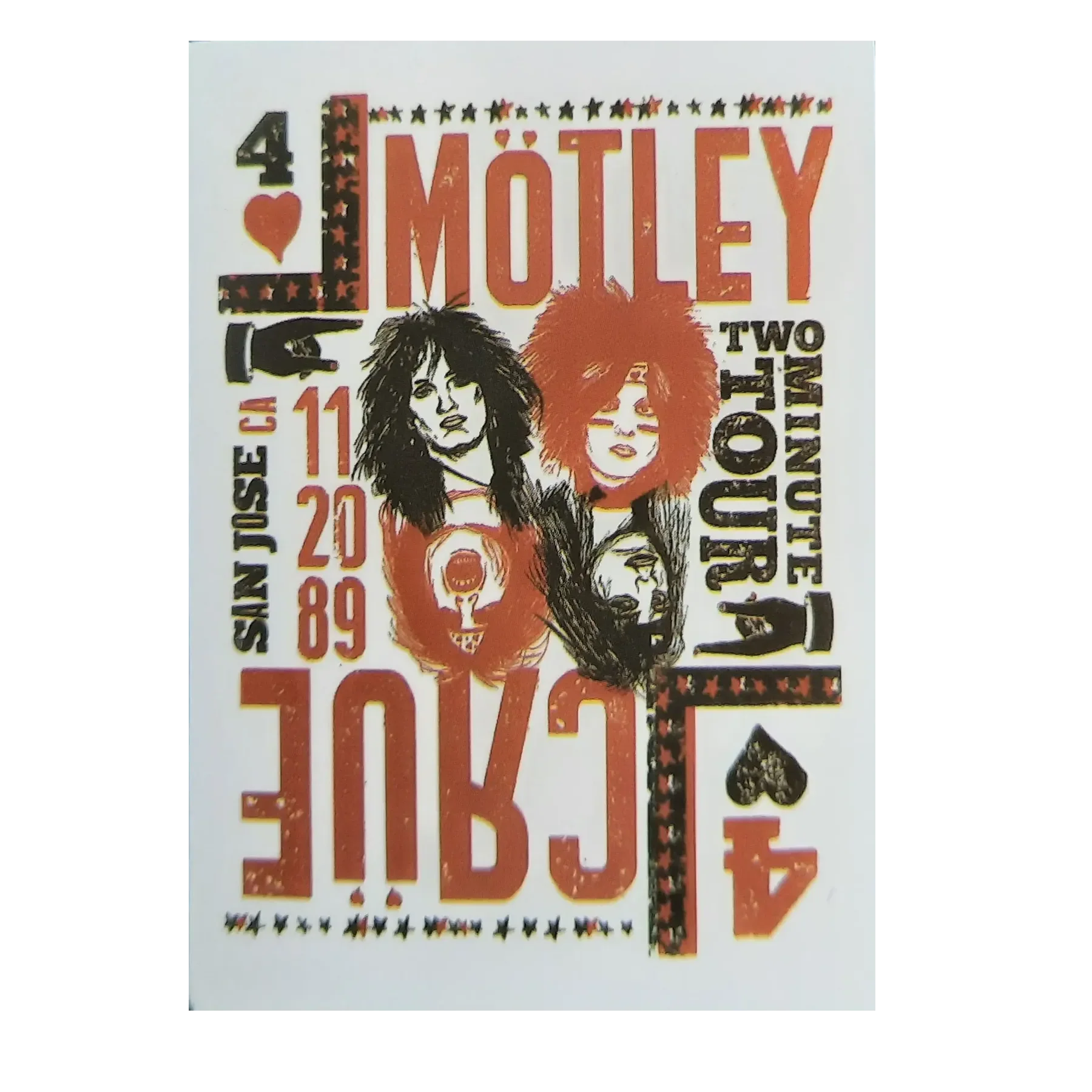 Sticker Mötley Crüe - 2 Minute Tour