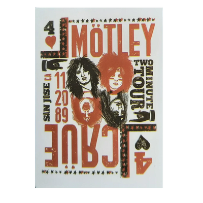 Autocollant Mötley Crüe - 2 Minute Tour